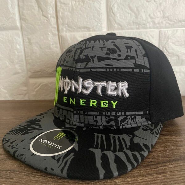 【MONSTER ENERGY】 モンスターエナジー CAP キャップ 黒 サーキット レース 送料無料