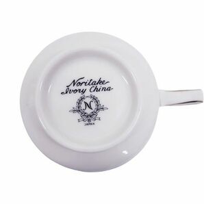 ▲【Noritake/ノリタケ】Ivory China/アイボリーチャイナ コーヒーカップ ティーカップ＆ソーサー 6客 食器★の画像4