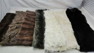 *.497* real fur cloth 8 point * handicrafts supplies / handmade / fashion accessories / material / kind various / details photograph several equipped 