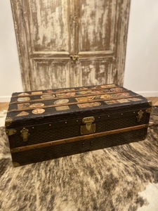 18 France GOYARD Goyard antique Vintage trunk genuine article collection monogram trunk investment commodity recommendation 1900 period 