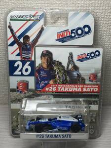 GREENLIGHT　1/64　2017 INDIANAPOLIS 500 CHAMPION　#26 TAKUMA SATO