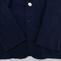 SOPHNET. ソフネット 3 BUTTON UNCONSTRUCTED JACKET メンズ ３ボタン 鹿の子 テーラードジャケット 紺NAVY M SOPH-120059_画像5