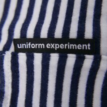 uniform experiment ユニフォームエクスペリメント BORDER POCKET TEE 半袖カットソー ボーダー ポケット Tシャツ BLACK/WHITE 2 UE-160039_画像6