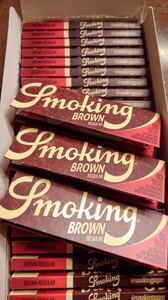 smo- King Brown hand winding cigarettes paper 50 piece rose free shipping 