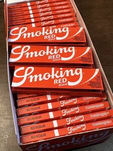 スモーキング レッド smoking red 手巻き タバコ ペーパー 20個　送料込み