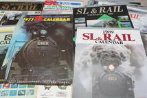 ☆★国鉄 財団法人鉄道弘済会発行 SLカレンダー 1976～2003年まで 28冊 大量まとめて SL＆レールカレンダー 総重量12㌔位_画像6