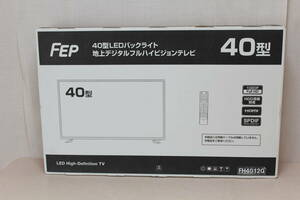 ** нераспечатанный * FEP 40 type LED подсветка наземный цифровой full hi-vision телевизор FH4012G не использовался 