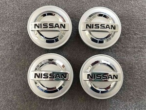 日産 車のホイールセンターキャップ 4個セット センターハブキャップカバー 直径54mm ホイールカバー ◎054