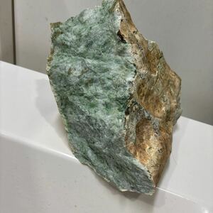 天然石 原石 日高翡翠 3.8kg