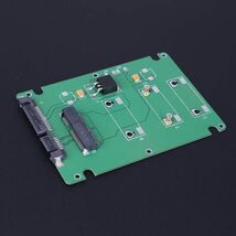新品即決■送料無料mSATA(mini SATA)SSD50mm⇒ SATA3.0 6Gbps/　2.5インチHDD/SSDに変換 カラーホワイト_画像4