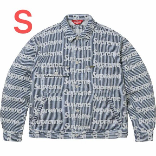 Supreme Denim Chore Trucker Jacket "Stripe"