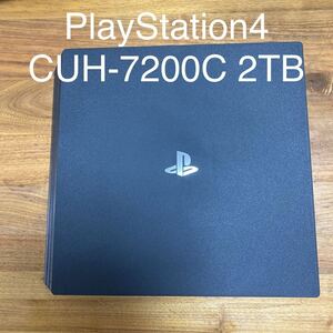 【動作確認済み】FW PS4 Pro プレステ4 本体 プレイステーション4 Playstation4 CUH-7200C 2TB ジェットブラック 黒 JetBlack