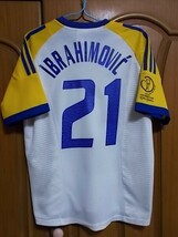 【正規品・古着】スウェーデン代表（A）ユニフォーム　イブラヒモビッチ＃21　02W杯　ACミラン　_画像1