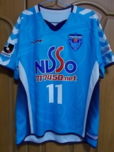 【正規品・古着】横浜FC（H）ユニフォーム　三浦知良＃11　2006年　カズ　ヒュンメル製_画像2