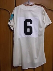 【正規品・古着】日野高 野球部＃6ユニフォーム　東京　高校野球　遊撃手