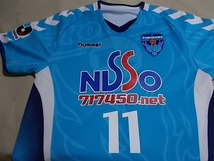 【正規品・古着】横浜FC（H）ユニフォーム　三浦知良＃11　2006年　カズ　ヒュンメル製_画像4