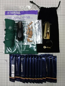  cell ma- soprano saxophone mousepiece S80 C* ligature cap Lead swab cork mouthpiece case 