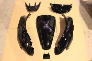 ホンダ ライブ ディオ Dio AF34 2型 II型 外装 カウル 7点 セット 艶あり 黒　ブラック 社外品