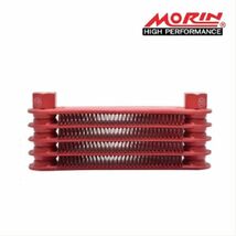 CT125 オイルクーラー キット JA55 (GEN1) MORIN モーリン ハンターカブ Oil Cooler 簡単取付 熱ダレ軽減 コアシルバー x ピラーレッド_画像7