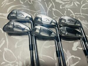 Callaway X Broad Star 2021 5 ~ PW6 SET NS 950 NEO FLEX S Используется x Forges