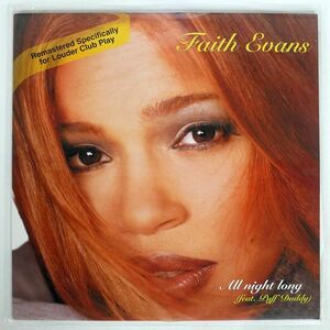 米 FAITH EVANS/ALL NIGHT LONG/BAD BOY ENTERTAINMENT 78612792061 12