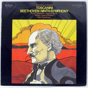 米 トスカニーニ/ベートーヴェン：交響曲第9番 合唱/RCA VICTROLA VIC1607 LP