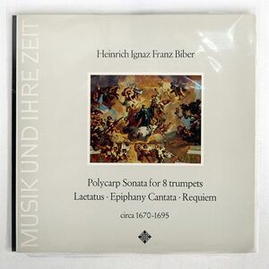 独 HARNONCOURT/BIBER: SONATA ST. POLYCARPI A 9/TELEFUNKEN SAWT9537A LP