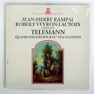 仏 GEORG PHILIPP TELEMANN/QUATRE SONATES POUR FLUTE & CLAVECIN/ERATO STU70646 LP