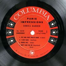 米 ERROLL GARNER/PARIS IMPRESSIONS - VOL. 1/COLUMBIA CL1212 LP_画像2