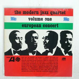 MODERN JAZZ QUARTET/EUROPEAN CONCERT: VOLUME ONE/ATLANTIC P6031A LP