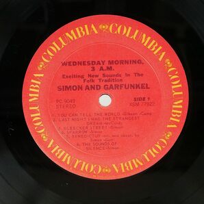 米 SIMON & GARFUNKEL/WEDNESDAY MORNING,3 A.M./COLUMBIA PC9049 LPの画像2