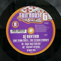 仏 DJ RHYTHM/LIVE FROM PARIS (THE FRENCH MIXES)/FULL HOUSE FH006 12_画像2