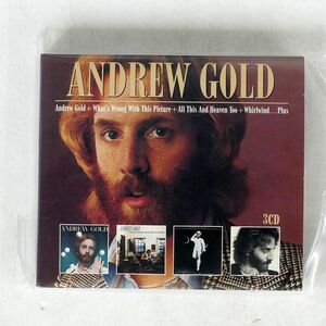 デジパック ANDREW GOLD/WHAT’S WRONG WITH THIS PICTURE + ALL THIS AND HEAVEN TOO + WHIRLWIND...PLUS/EDSEL RECORDS EDSX 3016 CD