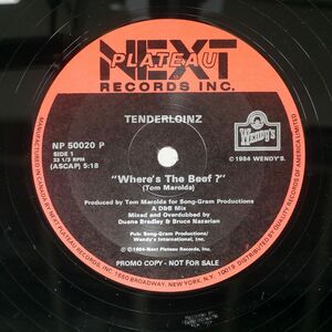 米 TENDERLOINZ/WHERE’S THE BEEF??/NEXT PLATEAU RECORDS, INC. NP50020P 12