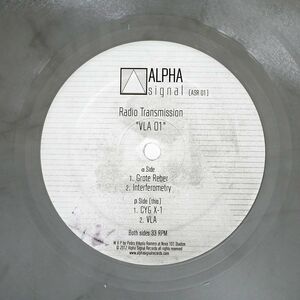 RADIO TRANSMISSION/VLA 01/ALPHA SIGNAL RECORDS ASR01 12