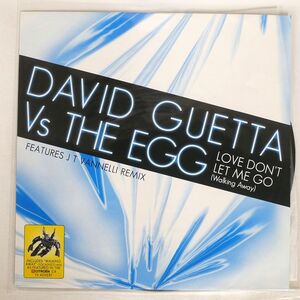 英 DAVID GUETTA/LOVE DON’T LET ME GO WALKING AWAY/GUSTO 12GUS42 12