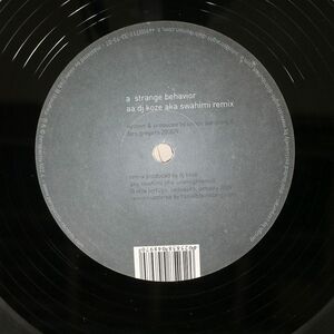 BLAGGER/STRANGE BEHAVIOR EP/PERSPECTIV PSPV0024 12