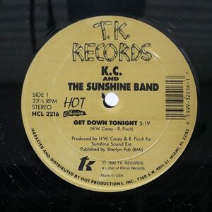 米 K.C. & THE SUNSHINE BAND/GET DOWN TONIGHT / THAT’S THE WAY (I LIKE IT)/HOT CLASSICS HCL2216 12