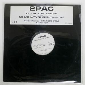 米 プロモ 2PAC/LETTER 2 MY UNBORN NIGGAZ NATURE REMIX/INTERSCOPE INTR104261 12の画像1