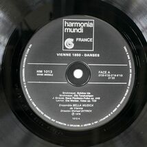 仏 ウィーン・ベラ・ムジカ合奏団, ミハエル・ディトリッヒ/VIENNE DANSES 1850/HARMONIA MUNDI FRANCE HM1013 LP_画像2