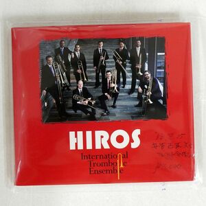 デジパック INTERNATIONAL TROMBONE ENSEMBLE/HIROS/INTERNATIONAL TROMBONE ENSEMBLE ITE 1301 CD □