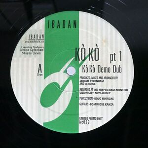 米 プロモ JEROME SYDENHAM & DENNIS FERRER/KO KO PT 1/IBADAN IRC029 12