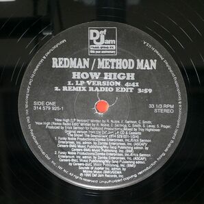 米 METHOD MAN & RED MAN/HOW HIGH/DEF JAM RECORDINGS 3145799251 12の画像2