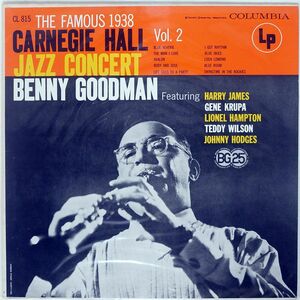 米 BENNY GOODMAN/FAMOUS 1938 CARNEGIE HALL JAZZ CONCERT - VOL. 2/COLUMBIA CL815 LP