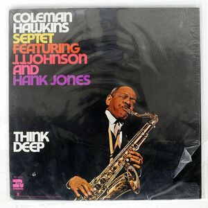 米 COLEMAN HAWKINS SEPTET/THINK DEEP/RIVERSIDE RS3049 LP