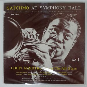 LOUIS ARMSTRONG AND THE ALL-STARS/SATCHMO AT SYMPHONY HALL VOL.1/MCA MCL3001 LP