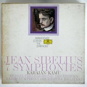 HERBERT VON KARAJAN/SIBELIUS: 7 SYMPHONIES/DG 2720067 LP