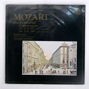 英 RUDOLF SERKIN/MOZART: PIANO CONCERTOS NO. 11 K. 413 & NO. 12 K. 414/CBS MASTERWORKS MP39765 LP