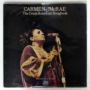 CARMEN MCRAE/GREAT AMERICAN SONGBOOK/ATLANTIC P5100A LP