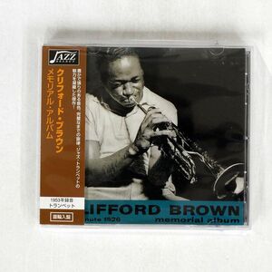 CLIFFORD BROWN/MEMORIAL ALBUM/BLUE NOTE 7243 5 32141 2 8 CD □